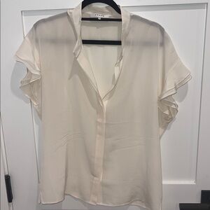 Frame Silk Cream Blouse